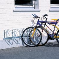 90° Wall Mounted Cycle Stand Rack for 4 Bike - SCS079
