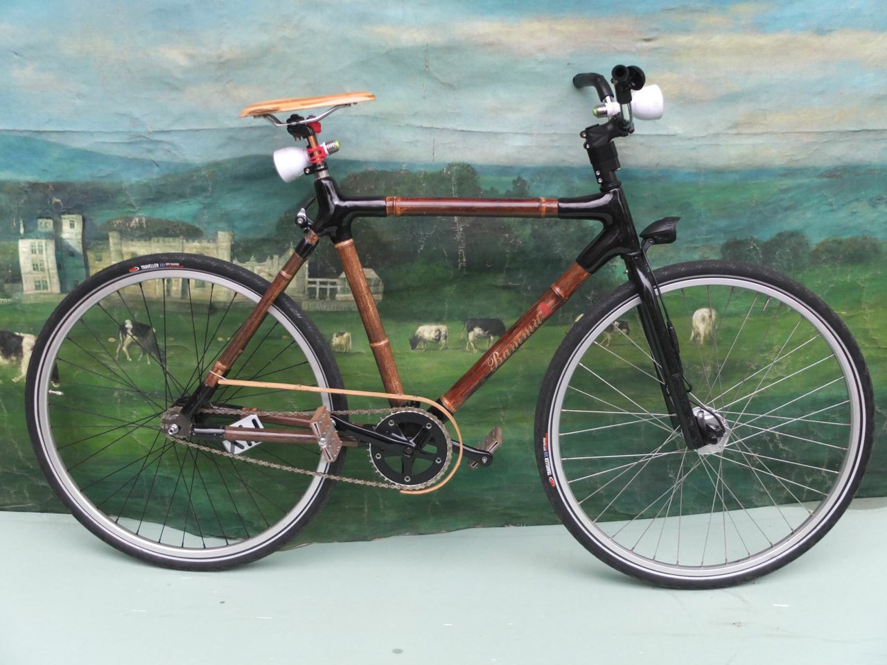 3 SPEED FIXI “BAMMA” BAMBOO BIKE