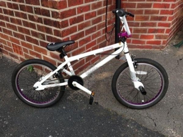 White and purple decoy, x-rated bmx